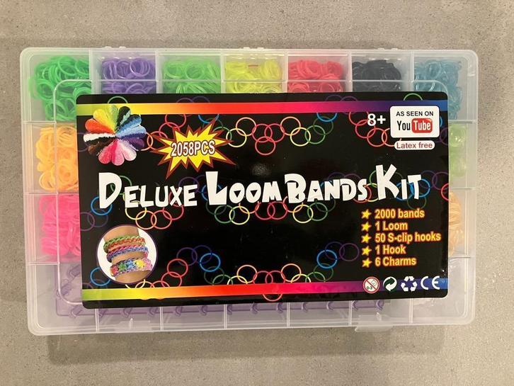 Deluxe Loom Bands Kit NIEUW:, Kinderen en Baby's, Speelgoed | Educatief en Creatief, Nieuw, Knutselen, Ophalen of Verzenden