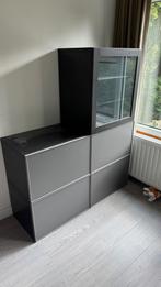 Ikea wandkasten, Ophalen, Met deur(en), Glas, Zo goed als nieuw