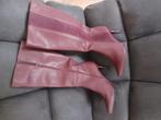 Hoge bordeaux rode laarzen, Kleding | Dames, Schoenen, Ophalen of Verzenden, Zo goed als nieuw, Zwart, Hoge laarzen