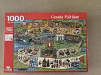 Puzzel 750 jaar Gouda 1000 stukjes, Hobby en Vrije tijd, Ophalen of Verzenden, 500 t/m 1500 stukjes, Zo goed als nieuw, Legpuzzel