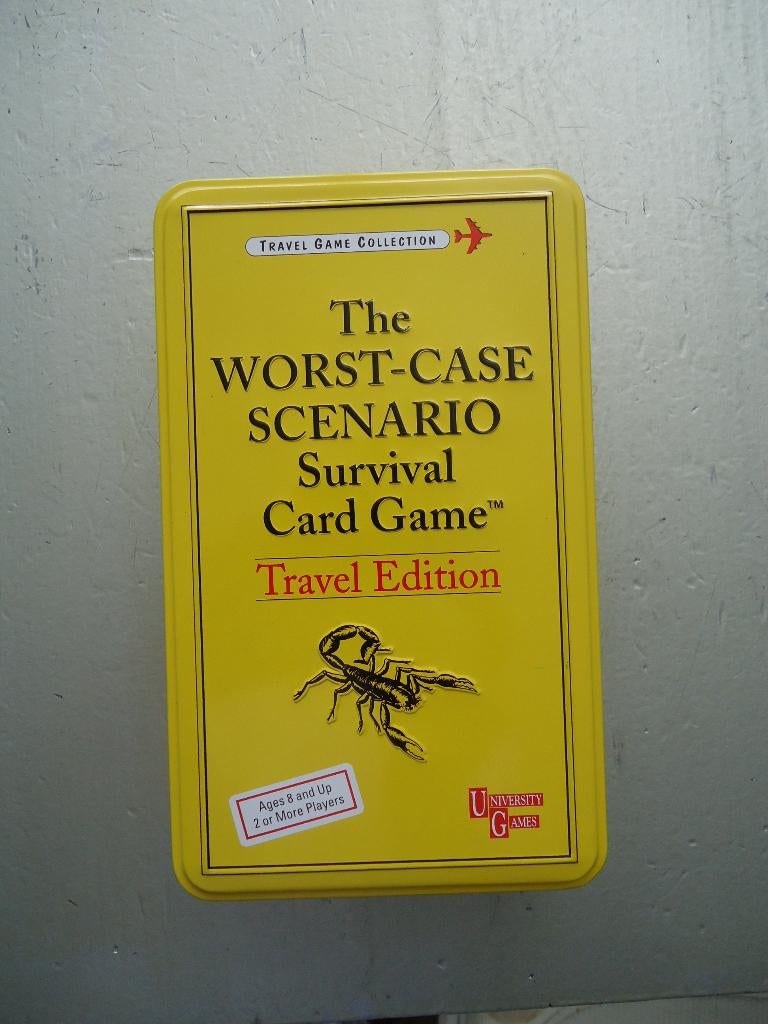 The Worst-Case Scenario Survival Card Game, Hobby en Vrije tijd, Gezelschapsspellen | Bordspellen, Een of twee spelers, Ophalen of Verzenden