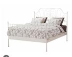 GRATIS ophalen IKEA bed frame 140x200, Ophalen, Gebruikt, Wit, Tweepersoons