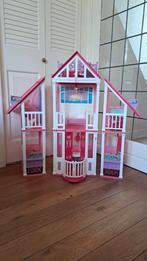 Barbie huis compleet met assecoires, Ophalen of Verzenden, Gebruikt, Poppenhuis