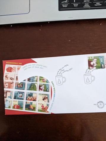 NL 2004; FDC 447 met DECEMBERZEGEL (KERSTMAN) beschikbaar voor biedingen
