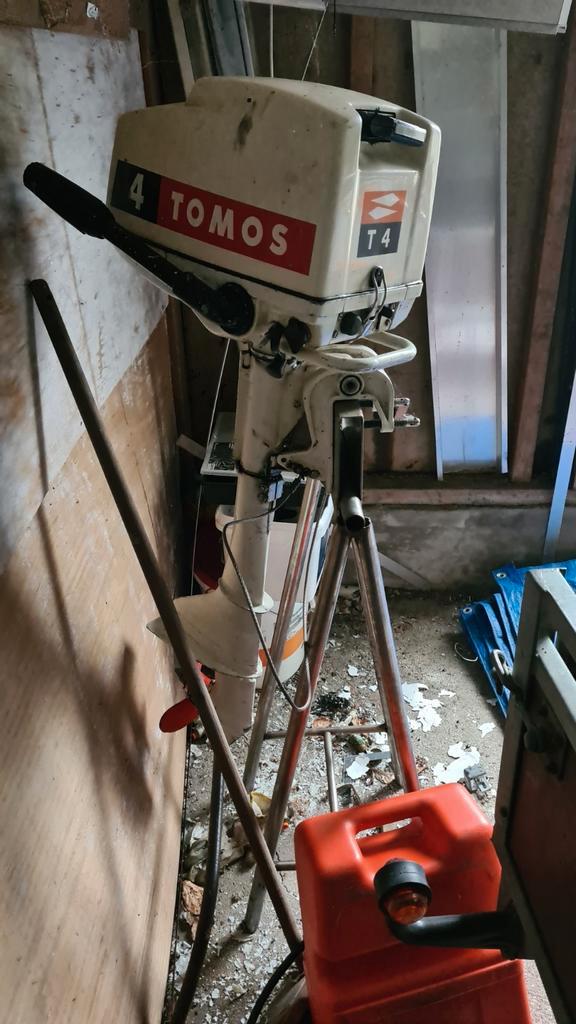 Tomos 4pk Buitenboordmotor - Luchtgekoeld, Watersport en Boten, Bootonderdelen, Gebruikt, Ophalen of Verzenden