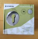te koop intersteel cilinder rozet rond rvs geborsteld, Ophalen of Verzenden, Nieuw