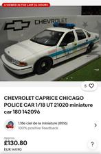Chevrolet Caprice Chicago Police, Hobby en Vrije tijd, Modelauto's | 1:18, Ophalen of Verzenden, Zo goed als nieuw, Auto, Overige merken