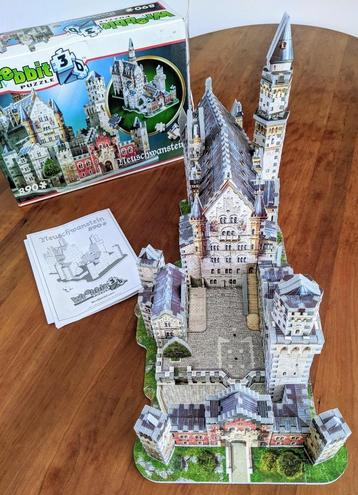 3D puzzel Wrebbit Castle Neuschwanstein 890 stukjes