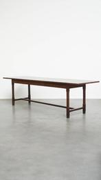 Antieke Engelse pinewood eettafel voor 6 tot 8 personen, Huis en Inrichting, Tafels | Eettafels, Ophalen, Gebruikt, ., 200 cm of meer