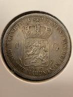 Hele mooie scherpe willem I gulden 1824, Postzegels en Munten, Munten | Nederland, 1 gulden, Zilver, Ophalen of Verzenden, Koning Willem I