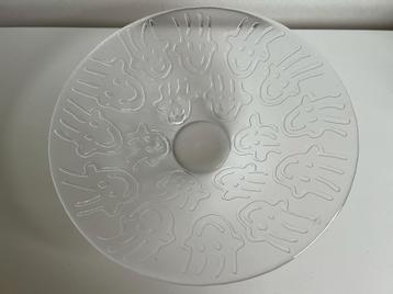 Vintage Orrefors Grote Schaal ‘Happy Faces’~M.Rytkonen 80’s beschikbaar voor biedingen