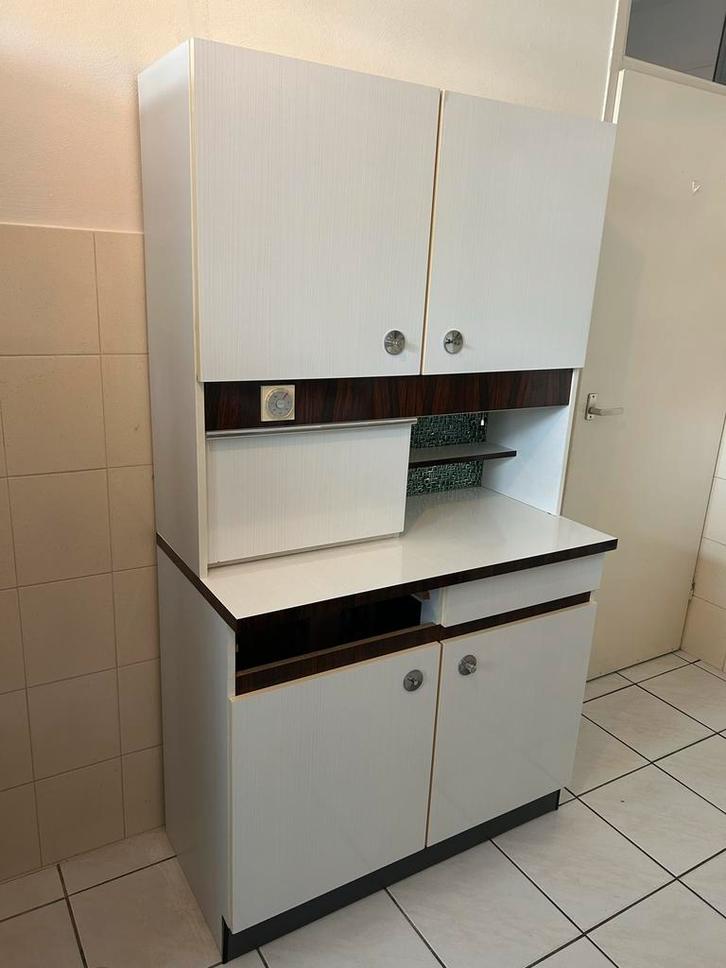 Vintage Jaren 60 Keukenkast - Zeer Goed!, Huis en Inrichting, Kasten | Buffetkasten, Zo goed als nieuw, 150 tot 200 cm, 100 tot 150 cm