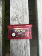 Gameboy Advance spel POKEMON RUBY VERSION, Spelcomputers en Games, Games | Nintendo Game Boy, Avontuur en Actie, Gebruikt, 1 speler