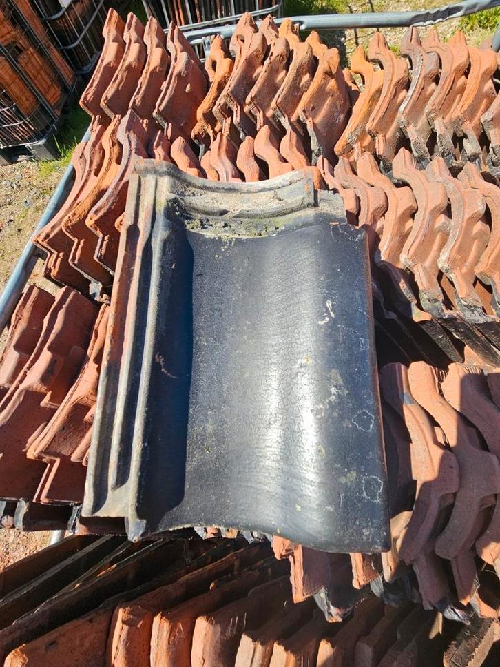 ca 2250 st verbeterd romeinse dakpannen, Doe-het-zelf en Verbouw, Dakpannen en Dakbedekking, Gebruikt, Dakpannen, Steen of Klei