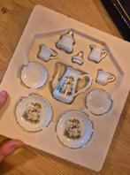 Mini Porselein Poppenservies Kinderservies + kerstengel, Ophalen of Verzenden
