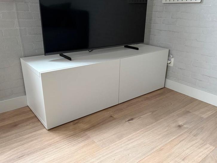 Ikea Besta / Lappviken wit 120 cm breed, Huis en Inrichting, Kasten | Televisiemeubels, Zo goed als nieuw, Minder dan 100 cm, 100 tot 150 cm