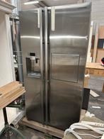 Rvs Amerikaanse koelkast van Samsung, Ophalen, Gebruikt, 200 liter of meer, 60 cm of meer