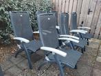 6 Hartman Da Vinci tuinstoelen verstelbaar, Tuin en Terras, Tuinstoelen, Ophalen, Gebruikt, Aluminium, Verstelbaar