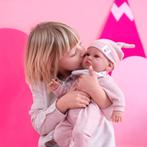 Llorens levensechte babypop soft body baby pop bruine ogen, Spanje, Lorens, Nieuw, Ophalen of Verzenden