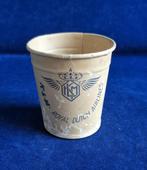 Kartonnen KLM bekertje uit de jaren 40/50 (K1220), Verzamelen, Ophalen of Verzenden, Gebruikt, Overige typen