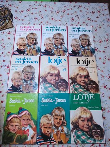 Jaap ter Haar - Saskia en Jeroen & Lotje - 9 Boeken beschikbaar voor biedingen
