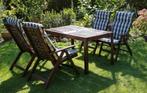 Tuinset Ikea Nammaro hardhout, Tuin en Terras, Ophalen, 4 zitplaatsen, Gebruikt, Hardhout