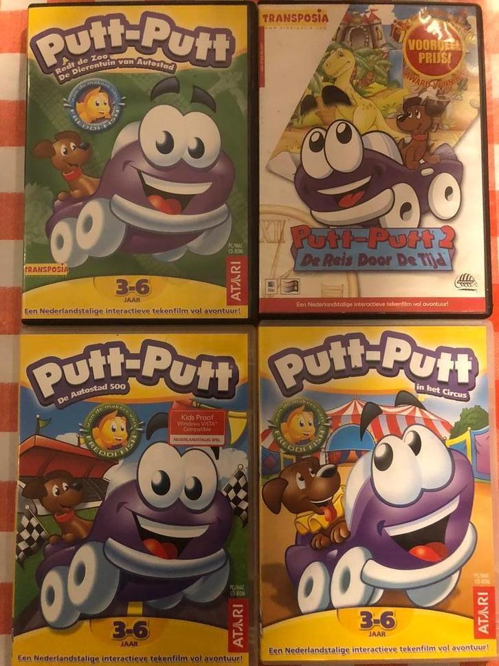 Putt Putt - Gehele collectie (PC-game), Spelcomputers en Games, Games | Pc, Zo goed als nieuw, Puzzel en Educatief, 1 speler, Vanaf 3 jaar