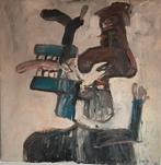 Martineau , olieverf op paneel, Antiek en Kunst, Kunst | Schilderijen | Abstract, Ophalen of Verzenden