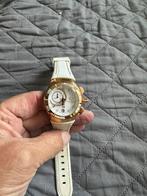 Techno marine 114042, Sieraden, Tassen en Uiterlijk, Horloges | Dames, Leer, Staal, Zo goed als nieuw, Ophalen