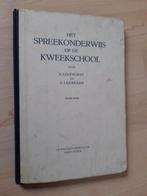 HET SPREEKONDERWIJS OP DE KWEEKSCHOOL P Linthorst, Ophalen of Verzenden, Gelezen
