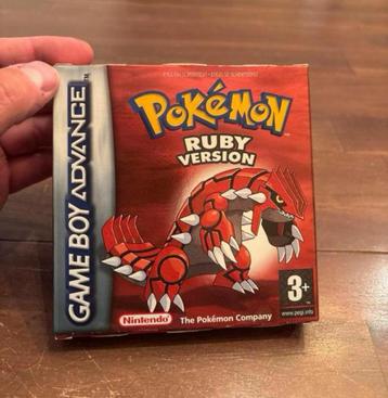 Pokémon Ruby Version - Game Boy Advance (Compleet!) beschikbaar voor biedingen