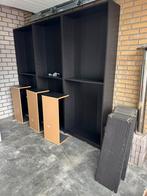 Ikea Billy boekenkast zwart extra hoog+20 planken, Huis en Inrichting, Kasten | Boekenkasten, Ophalen, Gebruikt