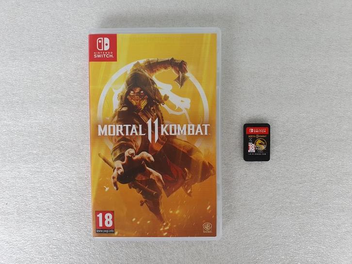 Nintendo Switch: Mortal Kombat 11, Spelcomputers en Games, Games | Nintendo Switch, Gebruikt, Vechten, 2 spelers, Vanaf 18 jaar