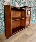 Antieke eiken wandkast / halkast – Art Deco / jaren 20, Ophalen, Zo goed als nieuw, 25 tot 50 cm