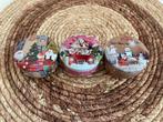 Kerstkaarsen Set - 3 Stuks, Bruin, Nieuw, Ophalen of Verzenden, Metaal