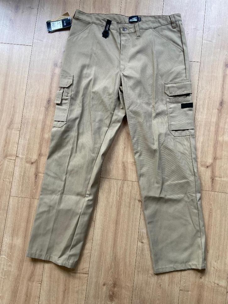 FRISTADS werkbroek Khaki, maat C56, Tuin en Terras, Werkkleding, Nieuw, Heren, Broek, Ophalen of Verzenden
