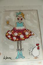 Groot Schilderij ( Kip met het gouden ei ), Antiek en Kunst, Ophalen