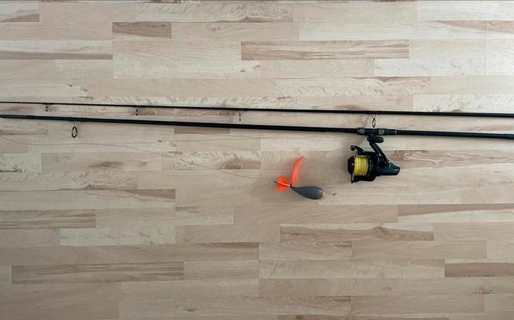 Fox spod hengelset compleet, Watersport en Boten, Hengelsport | Karpervissen, Zo goed als nieuw, Complete set, Ophalen