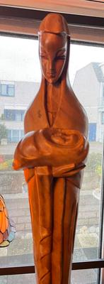 Smalle, lange Maria met Jezus, Art deco, Antiek en Kunst, Antiek | Religie, Ophalen of Verzenden