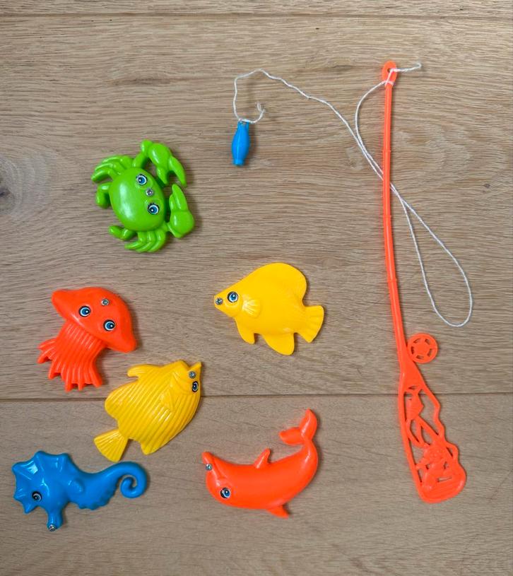 Hengelspel met magnetische visjes, Kinderen en Baby's, Speelgoed | Educatief en Creatief, Zo goed als nieuw, Ontdekken, Ophalen of Verzenden