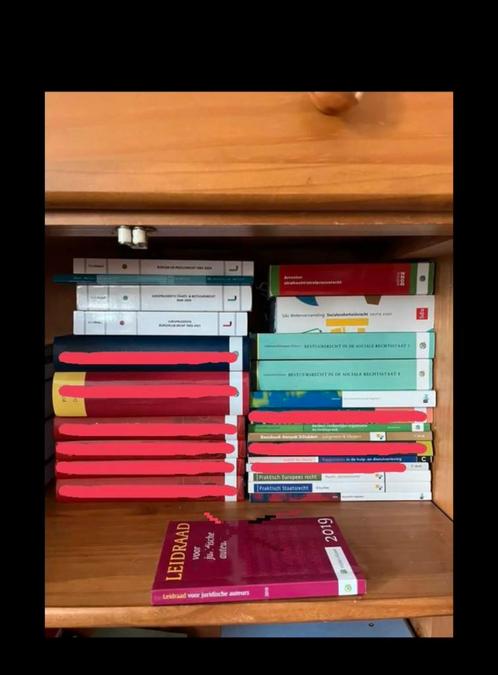 Studieboeken rechten, Boeken, Studieboeken en Cursussen, Zo goed als nieuw, HBO, Beta, Ophalen of Verzenden