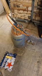 Primagaz brander met 2 legen en 1 volle gasfles, Ophalen of Verzenden, Gebruikt, 250 ampère of meer, Overige typen