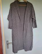 Nieuw grijs kabel vest maat L, 35% wol., Ophalen of Verzenden, Nieuw, Maat 42/44 (L), Grijs