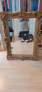 Spiegel brocante lijst, 100 tot 150 cm, Ophalen of Verzenden, Zo goed als nieuw, 75 tot 100 cm