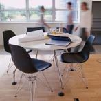 6 Vitra DSR Eames plastic chair design stoel zwart, Huis en Inrichting, Stoelen, Ophalen, Gebruikt, Zwart, Nvt