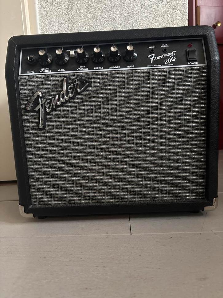 Fender Frontman 20G Gitaarversterker, Muziek en Instrumenten, Versterkers | Bas en Gitaar, Gebruikt, Gitaar, Minder dan 50 watt