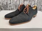 Melik geklede schoenen voor heren - Maat 43 (9), Veterschoenen, Verzenden, Blauw, Melik