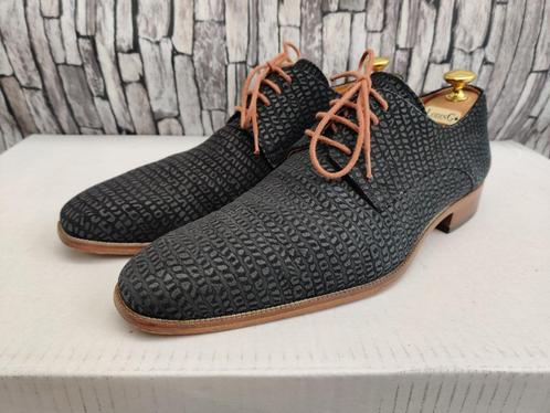 Melik geklede schoenen voor heren - Maat 43 (9), Kleding | Heren, Schoenen, Zo goed als nieuw, Veterschoenen, Blauw, Verzenden