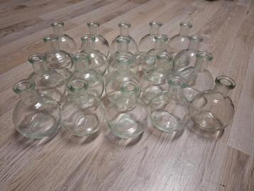 20 kleine (stek)vaasjes beschikbaar voor biedingen