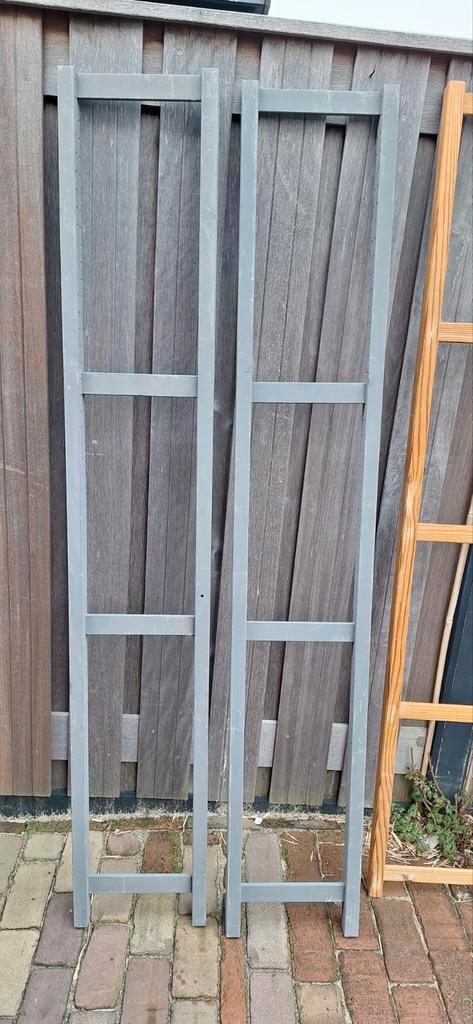 Ivar zijpaneel 30 x 179 cm ikea 2 stuks grijs geverfd, Huis en Inrichting, Kasten | Stellingkasten, Ophalen
